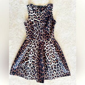 TOPSHOP animal print dress